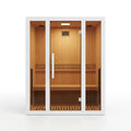Infrared Sauna Built for Home Wellness, Hemlock Wood Construction, Low EMF Carbon Heaters, Digital Control