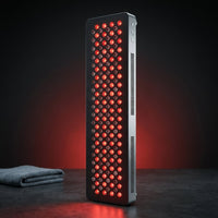 HG1000 Full Body Red Light Therapy Panel, 200 Leds, 660Nm Red & 850Nm Near-Infrared Light, Built-In Timer, Door Hanging Kit — Studio Shot