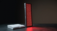 HG1000 Full Body Red Light Therapy Panel, 200 Leds, 660Nm Red & 850Nm Near-Infrared Light, Built-In Timer, Door Hanging Kit — Lifestyle