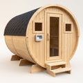 Traditional Wood Sauna Built for Home Wellness, 6KW Heater, Tempered Glass, 4-6 Person Capacity