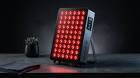 Red Light Therapy Panel, 660Nm Red & 850Nm near Infrared Light Therapy Device with TENS & EMS Functions, 60 Dual Chip Leds, 6 Programs, Timer, Stand, High Power LED Light Therapy Lamp for Face Body — Lifestyle
