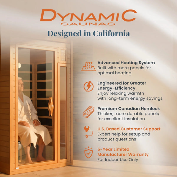 Barcelona Far Infrared Sauna - Low EMF - 2 Person