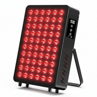Red Light Therapy Panel Built for Wellness Support, 660nm/850nm Dual Wavelength, 60 LED Chips, TENS/EMS Functions
